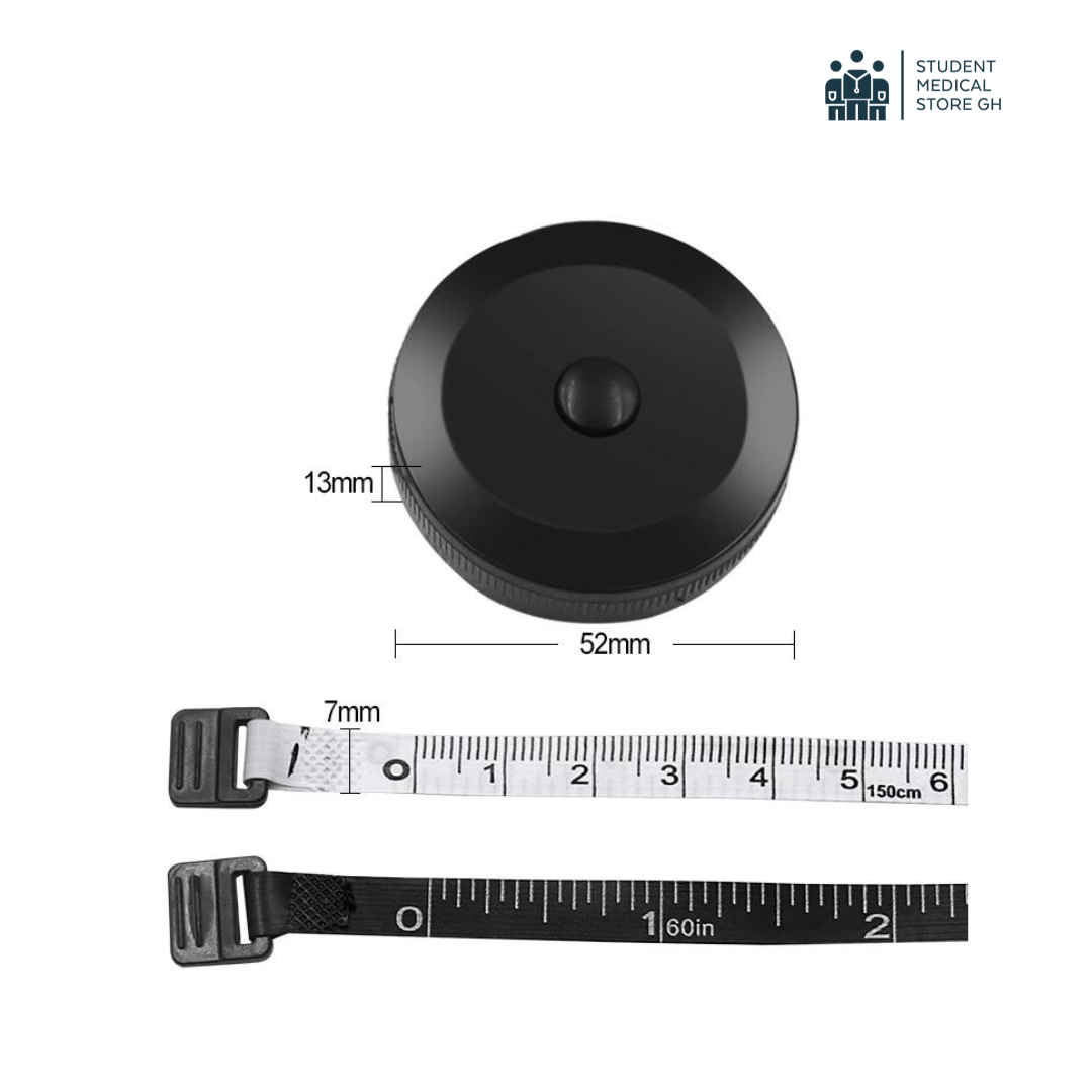 Double scale Tape Measure: 1.5 Meters & 2 Meters