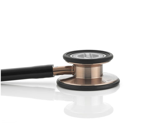 ADC Adscope Clinician 608 Stethoscope, COPPER FINISH/BLACK TUBING   **Item on Back Order**