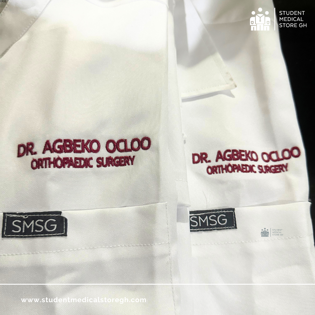 Embroidery - Scrubs, Lab Coat