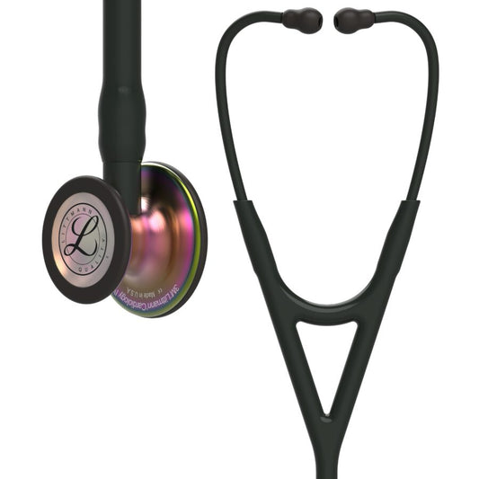 3M LITTMANN CARDIOLOGY IV, BLACK AND RAINBOW  **ITEM ON BACK ORDER**