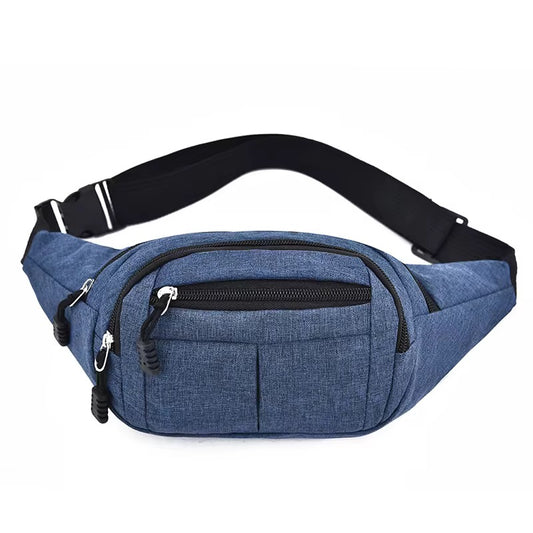 Blue colored waist bag