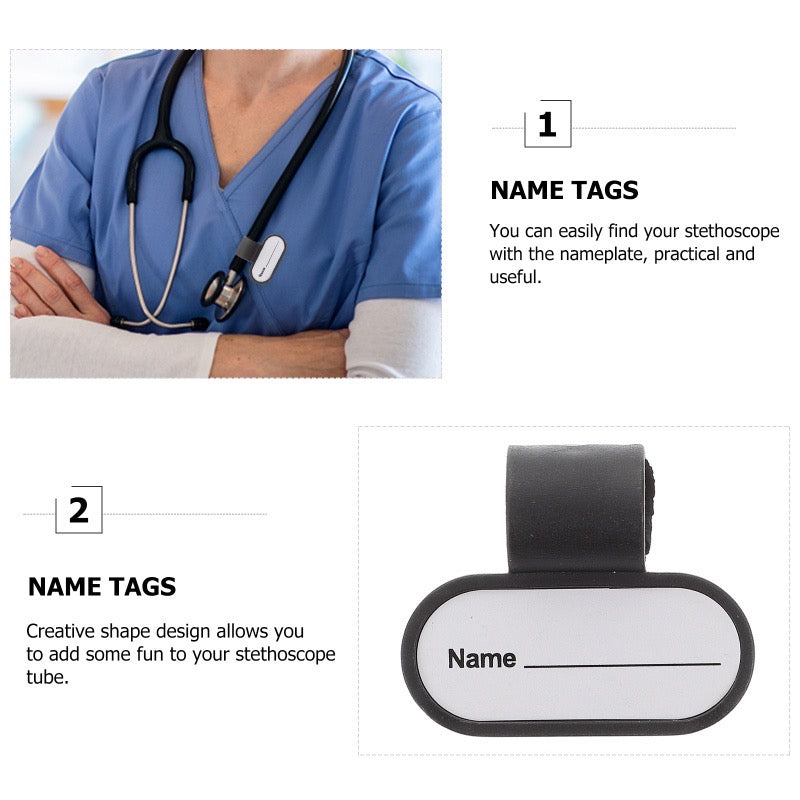 Stethoscope Name Tag