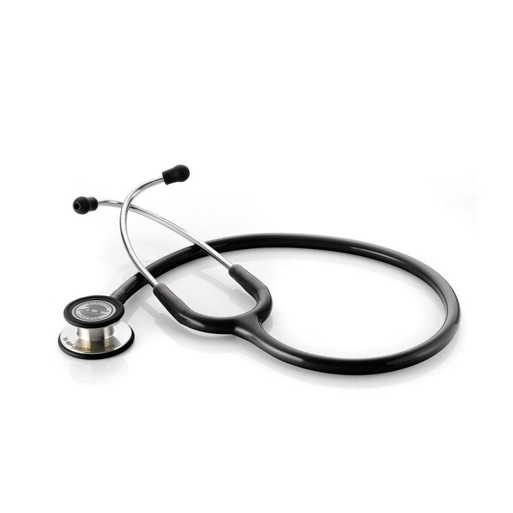 ADC Adscope Clinician 608 Stethoscope, BLACK **Item on Back Order**