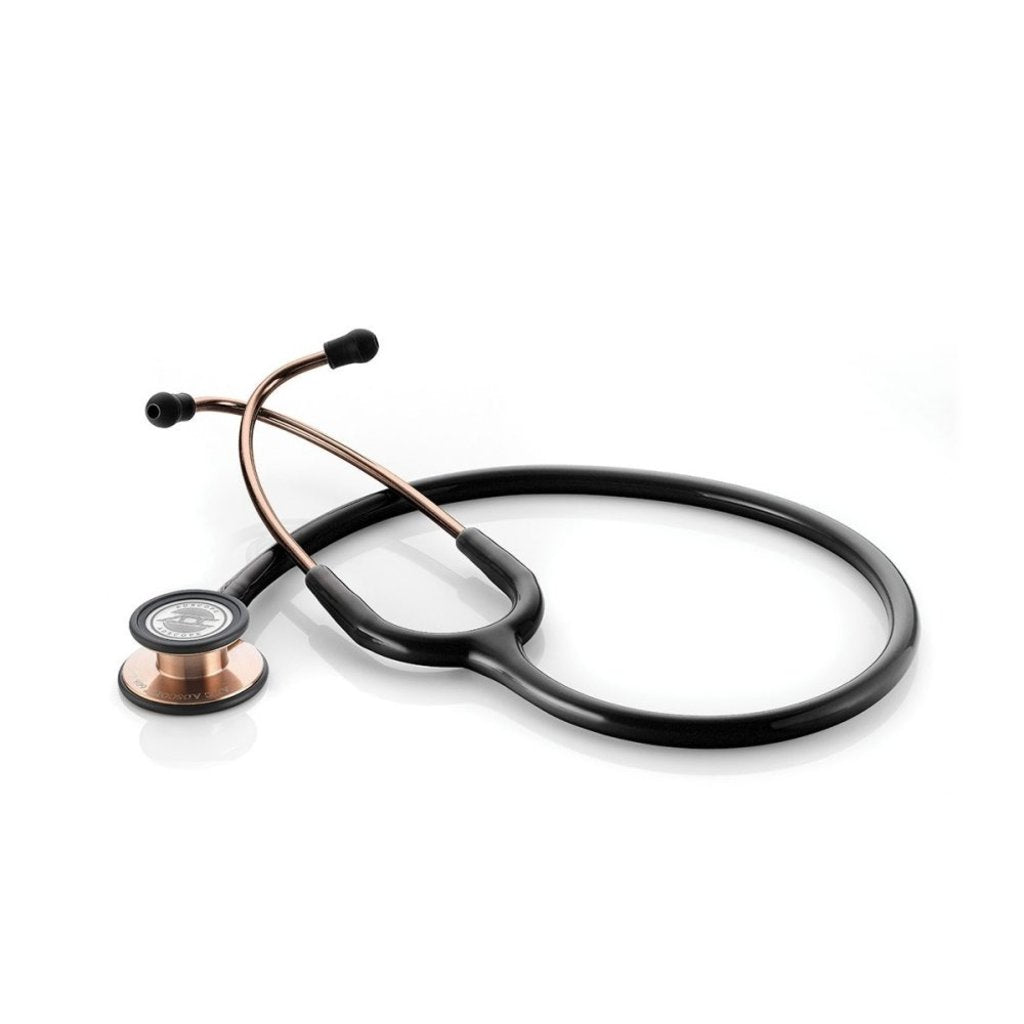 ADC Adscope Clinician 608 Stethoscope, COPPER FINISH/BLACK TUBING **Item on Back Order**