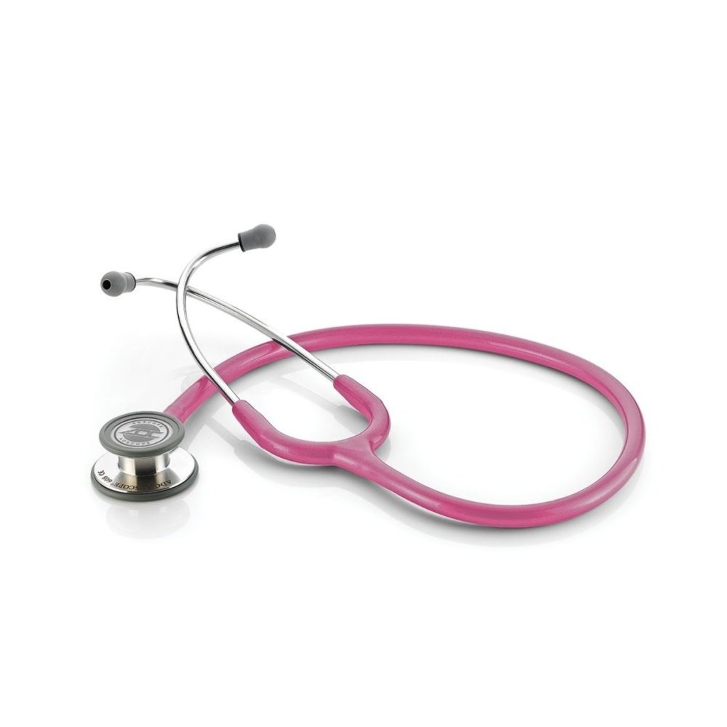 ADC Adscope Clinician 608 Stethoscope, METALLIC RASPBERRY **Item on Back Order**