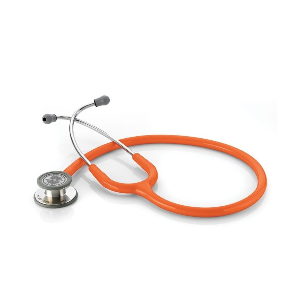ADC Adscope Clinician 608 Stethoscope, ORANGE **Item on Back Order**