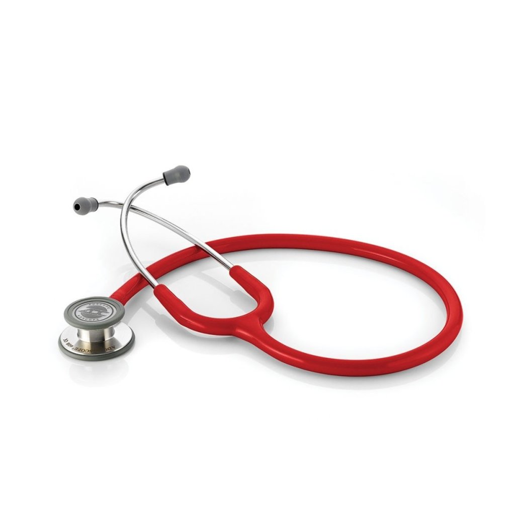 ADC Adscope Clinician 608 Stethoscope, RED **Item on Back Order**