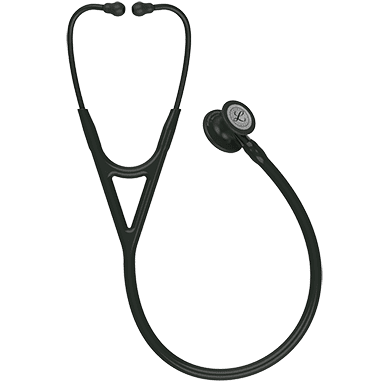 3M LITTMANN CARDIOLOGY IV, BLACK AND BLACK W/ BLUE STEM **ITEM ON BACK ORDER**