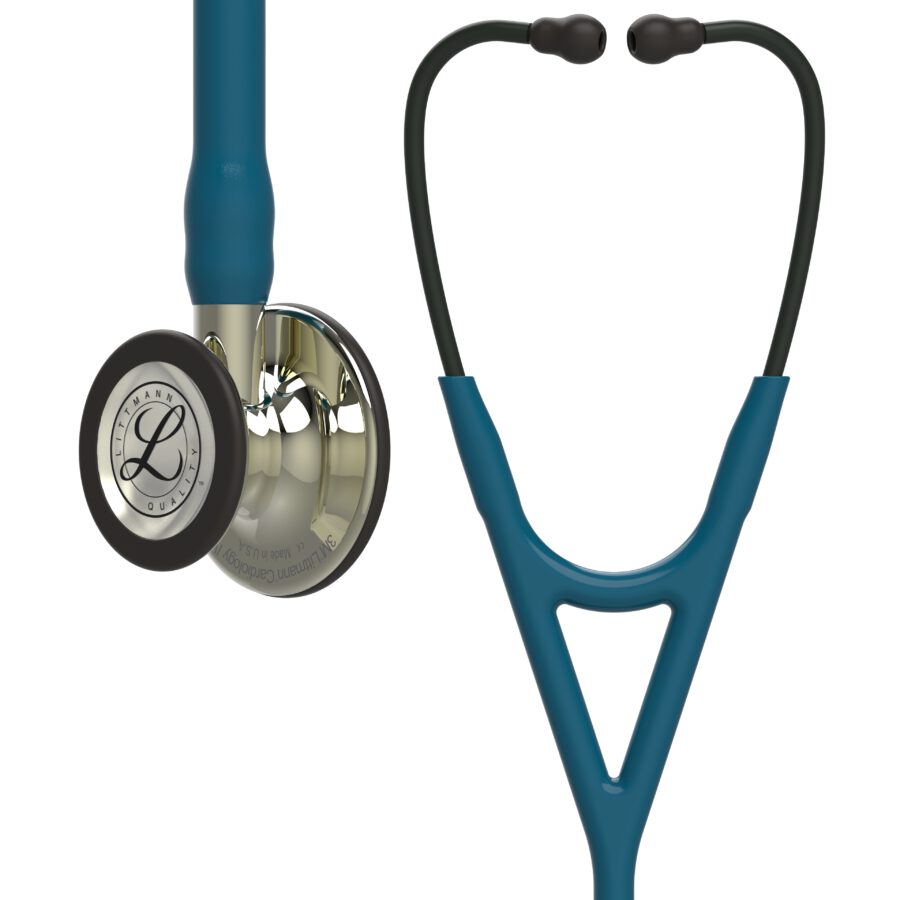 3M LITTMANN CARDIOLOGY IV, CARRIBEAN BLUE AND CHAMPAGNE **ITEM ON BACK ORDER**