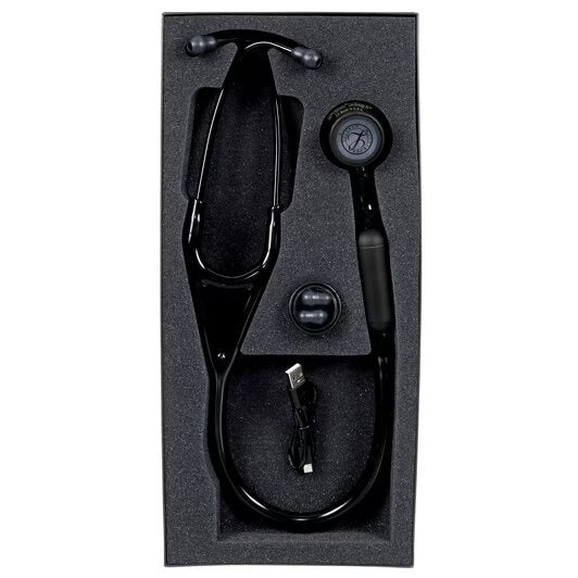 3M Littmann CORE Digital Stethoscope, Black Chestpiece & Tube **ITEM ON BACK ORDER**