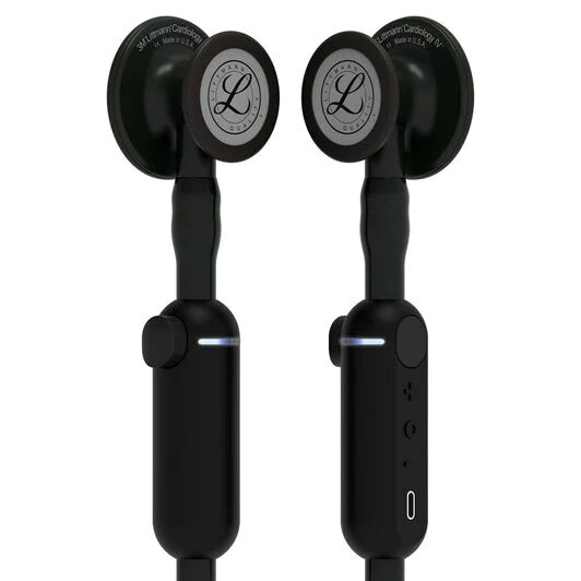 3M Littmann CORE Digital Stethoscope, Black Chestpiece & Tube **ITEM ON BACK ORDER**