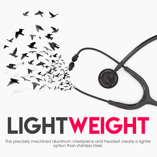 MDF Acoustica® Stethoscope - Black/BlackOut
