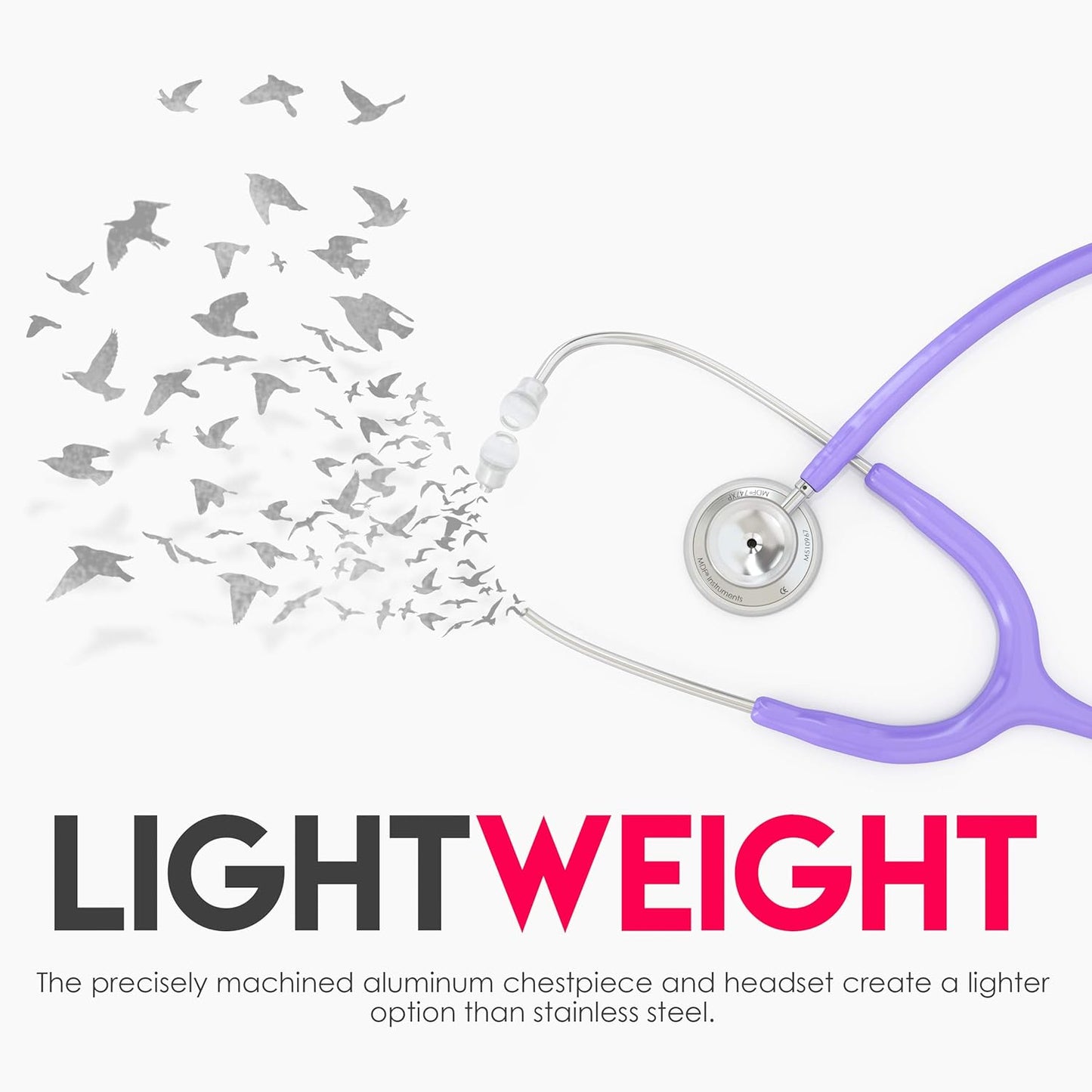 MDF Acoustica® Stethoscope - Pastel Purple
