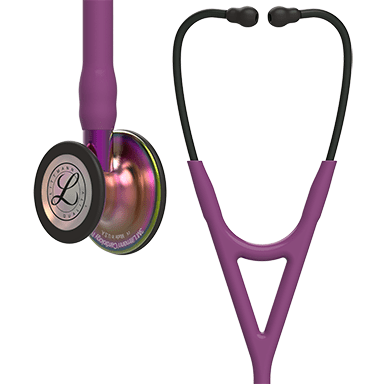 3M Littmann Cardiology IV, Plum and Rainbow-Finish w/Violet Stem  **ITEM ON BACK ORDER**