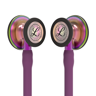 3M Littmann Cardiology IV, Plum and Rainbow-Finish w/Violet Stem **ITEM ON BACK ORDER**