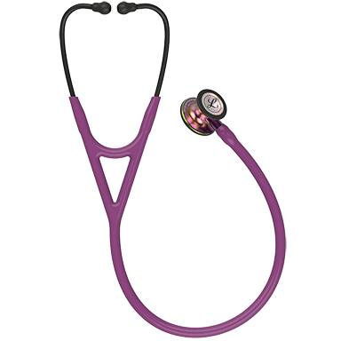 3M Littmann Cardiology IV, Plum and Rainbow-Finish w/Violet Stem  **ITEM ON BACK ORDER**