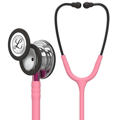 3M LITTMANN CLASSIC III, PEARL PINK AND MIRROR W/ PINK STEM **ITEM ON BACK ORDER**