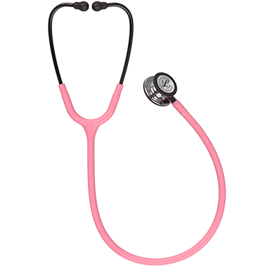3M LITTMANN CLASSIC III, PEARL PINK AND MIRROR W/ PINK STEM **ITEM ON BACK ORDER**