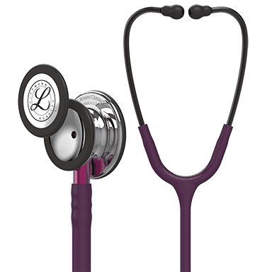 3M LITTMANN CLASSIC III, PLUM AND MIRROR W/ PINK STEM **ITEM ON BACK ORDER**