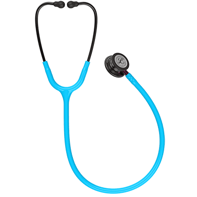 3M LITTMANN CLASSIC III, TURQUOISE AND SMOKE W/ PINK STEM **ITEM ON BACK ORDER**