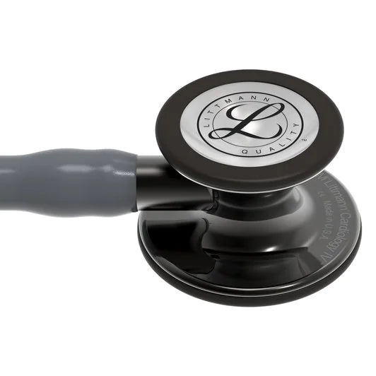 3M LITTMANN CARDIOLOGY IV, Gray & High-Polish Smoke w/ Smoke Stem **ITEM ON BACK ORDER**