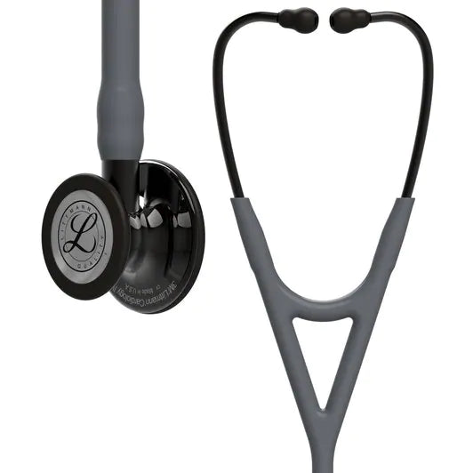 3M LITTMANN CARDIOLOGY IV, Gray & High-Polish Smoke w/ Smoke Stem **ITEM ON BACK ORDER**