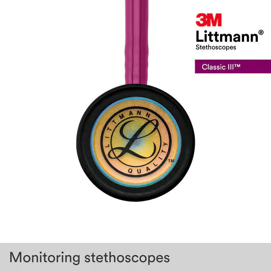 3M LITTMANN CLASSIC III, RASPBERRY AND RAINBOW **ITEM ON BACK ORDER**