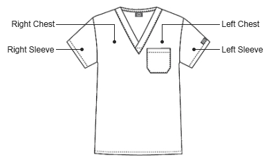 Embroidery - Scrubs, Lab Coat