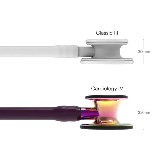 3M LITTMANN CARDIOLOGY IV, PLUM AND HIGH-POLISH RAINBOW W/ VIOLET **ITEM ON BACK ORDER**