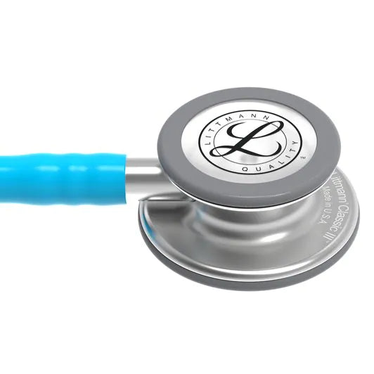 3M LITTMANN CLASSIC III, TURQUOISE AND SILVER **ITEM ON BACK ORDER**