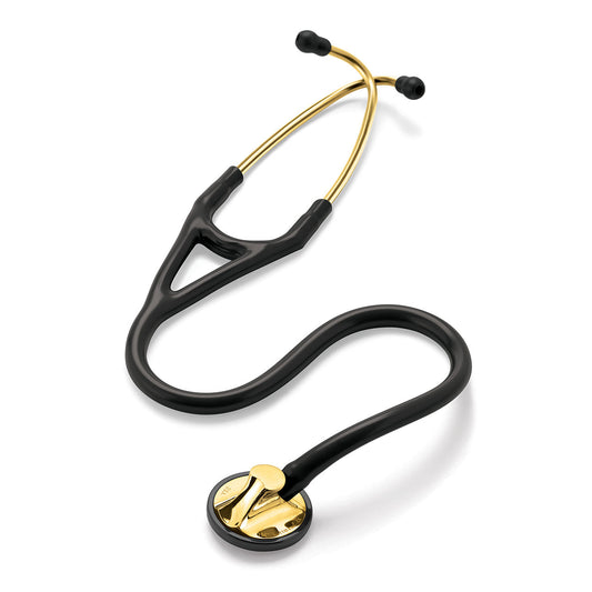 3M Littmann Master Cardiology Stethoscope, Black and Brass   **ITEM ON BACK ORDER**