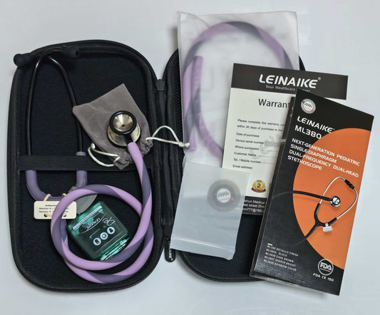 Leinaike ML380 Pediatric Stethoscope: Dual-Head, Tunable Diaphragm