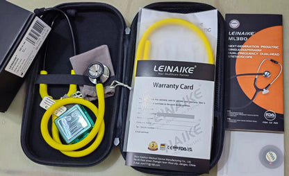 Leinaike ML380 Pediatric Stethoscope: Dual-Head, Tunable Diaphragm