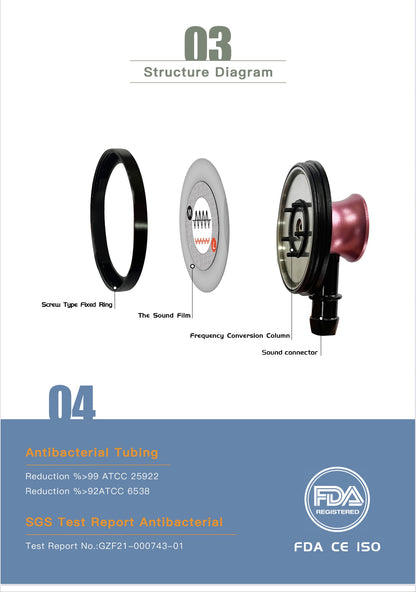 Leinaike Infant/Pediatric Stethoscope