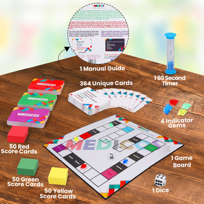 MEDICOS Medical Board Game - Have Fun While Learning