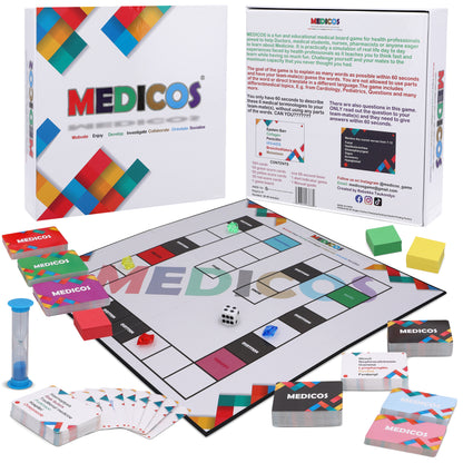 MEDICOS Medical Board Game - Have Fun While Learning