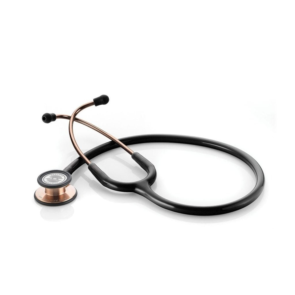 ADC Adscope Clinician 608 Stethoscope, COPPER FINISH/BLACK TUBING   **Item on Back Order**