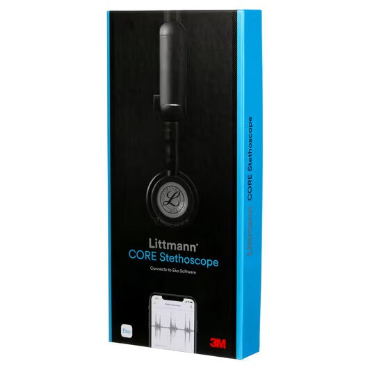 3M Littmann CORE Digital Stethoscope, Black Chestpiece & Tube     **ITEM ON BACK ORDER**