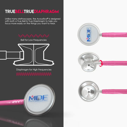 MDF Acoustica® Stethoscope - Bright Pink Fuschia