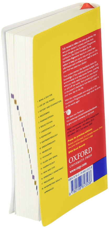 Oxford Handbook for the Foundation Programme  **ITEM ON BACK ORDER**