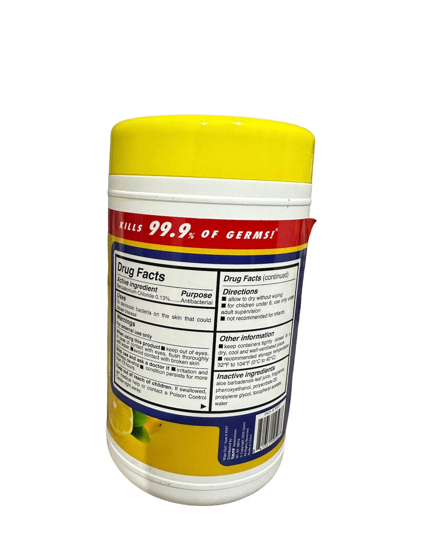 Disinfectant Wipes by Wipe Out