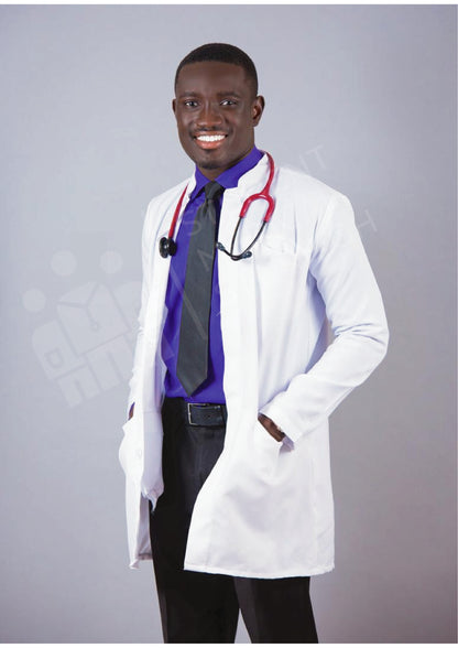 Male doctor in lab coat by Student Medical Store
