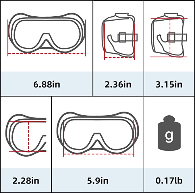 Protective Goggles 360-degrees